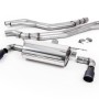 BMW F20/21 M140i (Non OPF) - Resonated (Quieter) Cat-Back Exhaust System with Cerakote Black GT-90 Trims