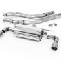 BMW F20/21 M140i (Non OPF) - Resonated (Quieter) Cat-Back Exhaust System with Titanium GT-90 Trims