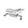 BMW F20/21 M140i (Non OPF) - Resonated (Quieter) Cat-Back Exhaust System with Titanium GT-90 Trims