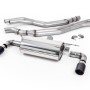 BMW F20/21 M140i (Non OPF) - Resonated (Quieter) Cat-Back Exhaust System with Carbon Jet 90 Trims