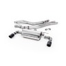 BMW F20/21 M140i (Non OPF) - Resonated (Quieter) Cat-Back Exhaust System with Carbon Jet 90 Trims