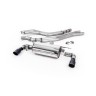 BMW F20/21 M140i (Non OPF) - Non-Resonated (Louder) Race Cat-Back Exhaust System with Cerakote Black GT-90 Trims