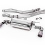 BMW F20/21 M140i (Non OPF) - Non-Resonated (Louder) Race Cat-Back Exhaust System with Titanium GT-90 Trims