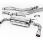 Resonated (Quieter) Cat-Back Exhaust System with Polished GT-90 Trims