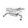 Resonated (Quieter) Cat-Back Exhaust System with Polished GT-90 Trims