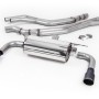 Resonated (Quieter) Cat-Back Exhaust System with Cerakote Black GT-90 Trims