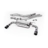 Resonated (Quieter) Cat-Back Exhaust System with Carbon Jet 90 Trims
