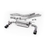 Non-Resonated (Louder) Race Cat-Back Exhaust System with Carbon Jet 90 Trims