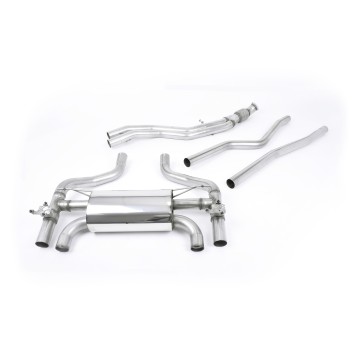 BMW F87 M2 - Cat-Back Exhaust System with Carbon Jet-90 Trims