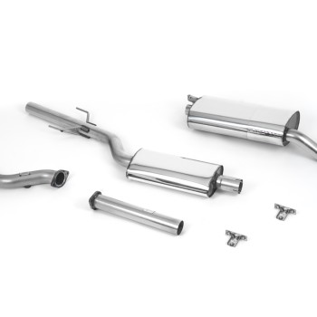 BMW E30 M3 - Manifold Back-Exhaust System with Non-Resonated Catalyst Delete & OE Style Trims