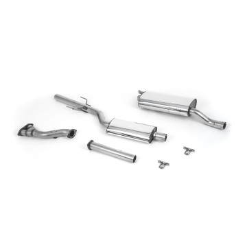 BMW E30 M3 - Manifold Back-Exhaust System with Non-Resonated Catalyst Delete & OE Style Trims