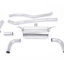 BMW F30 320i M Sport - Race Non-Resonated Cat-Back Exhaust System with Titanium GT-90 Trims