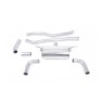 BMW F30 320i M Sport - Race Non-Resonated Cat-Back Exhaust System with Titanium GT-90 Trims