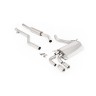 BMW F30 320i M Sport - Resonated (Quieter) Cat-Back Exhaust System with Polished GT-80 Trims