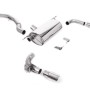 Non-Resonated (Louder) GPF/OPF-Back Exhaust System with Polished GT-90 Trims