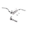 Non-Resonated (Louder) GPF/OPF-Back Exhaust System with Polished GT-90 Trims
