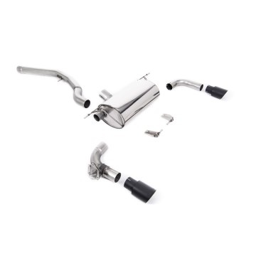 Non-Resonated (Louder) GPF/OPF-Back Exhaust System with Cerakote Black GT-90 Trims