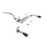 Non-Resonated (Louder) GPF/OPF-Back Exhaust System with Cerakote Black GT-90 Trims