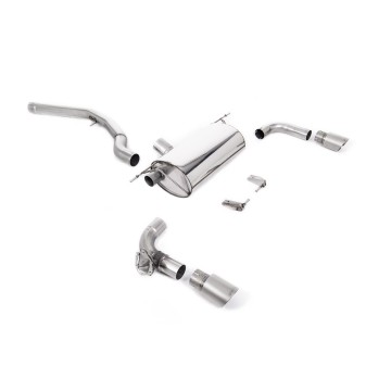 Non-Resonated (Louder) GPF/OPF-Back Exhaust System with Titanium GT-90 Trims