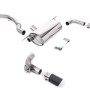 Non-Resonated (Louder) GPF/OPF-Back Exhaust System with Carbon Jet-90 Trims