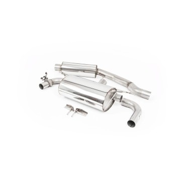 Resonated (Quieter) GPF/OPF-Back Exhaust System with Carbon Jet-90 Trims