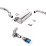 Non-Resonated (Louder) GPF/OPF-Back Exhaust System with Burnt Titanium GT-90 Trims
