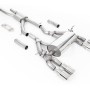 BMW F80 M3/F82 M4 - GPF / OPF Back Race Exhaust System with Polished GT-90 Trims