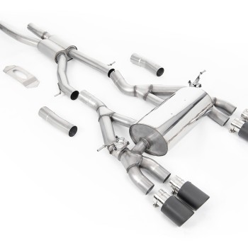 BMW F80 M3/F82 M4 - GPF / OPF Back Race (Louder) Exhaust System with Carbon Jet-90 Trims