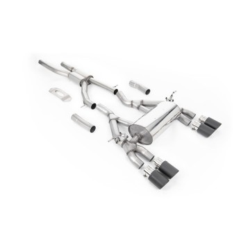 BMW F80 M3/F82 M4 - GPF / OPF Back Road Exhaust System with Carbon Jet-90 Trims