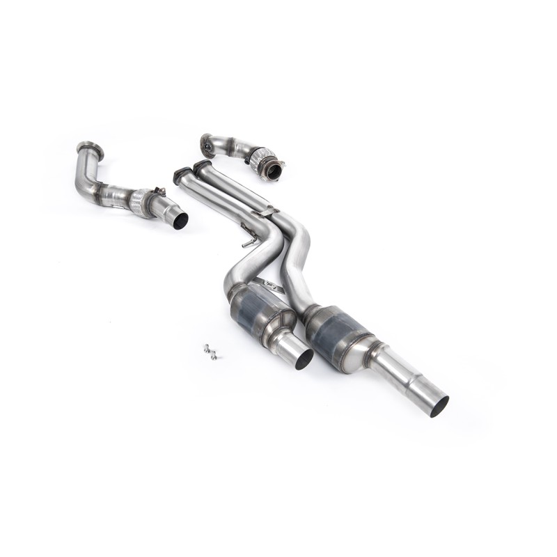 BMW F80 M3/F82 M4 - Large Bore Downpipe with GPF/OPF Delete and High Flow Sports Cat