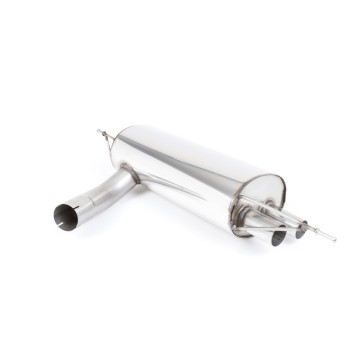 Valved Rear Silencer with GT-80 Polished Trims