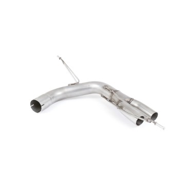 Non-Valved (Louder) Rear Silencer Bypass with GT-80 Polished Trims