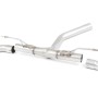 Non-Valved (Louder) Rear Silencer Bypass with GT-90 Polished Trims - M135i Valance