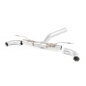 Non-Valved (Louder) Rear Silencer Bypass with GT-90 Titanium Trims - M135i Valance