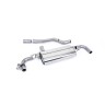 BMW F40 M135i - OPF Back Exhaust System with GT-115 Polished Trims