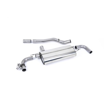 BMW F40 M135i - OPF Back Exhaust System with Brushed Titanium Tips