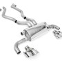 BMW G20/21 M340i & G22 M440i - OPF Back Exhaust System with Quad GT-100 Polished Trims
