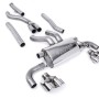 BMW G20/21 M340i & G22 M440i - Cat-Back Exhaust System with Quad GT-100 Polished Trims