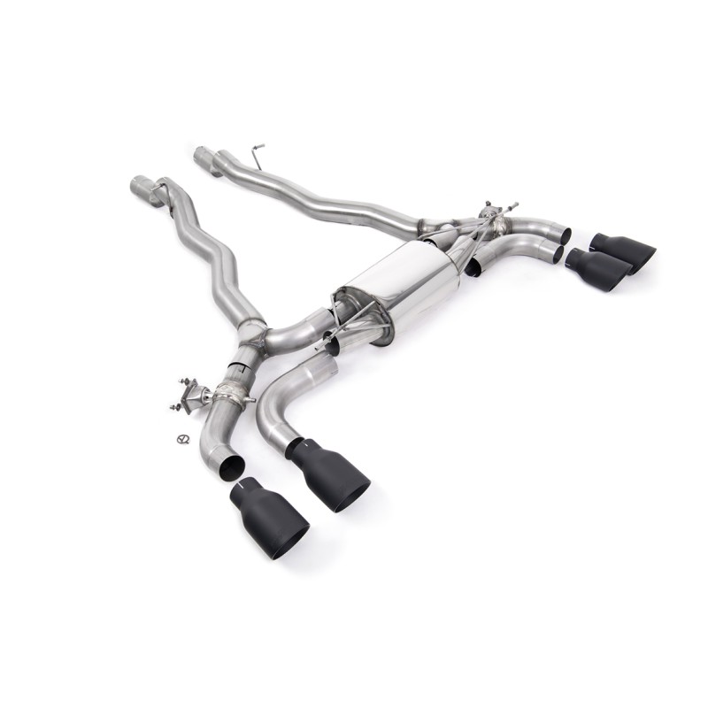 BMW M5 F90 - OPF/GPF Back System with Cerakote Black GT-100 Trims - ECE Approved