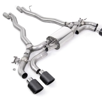 BMW M5 F90 - OPF/GPF Back System with Carbon JET-100 Trims - ECE Approved