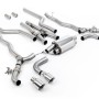 BMW M5 F90 (GPF Equipped) - Cat Back Exhaust System with Polished GT-100 Trims