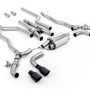 BMW M5 F90 (GPF Equipped) - Cat Back Exhaust System with Cerakote Black GT-100 Trims