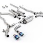 BMW M5 F90 (GPF Equipped) - Cat Back Exhaust System with Burnt/Blue Titanium GT-100 Trims