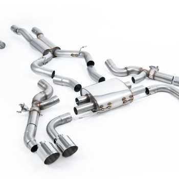 BMW X3 G01/X4 G02 S58 - OPF/GPF Back System with GT-115 Polished Trims