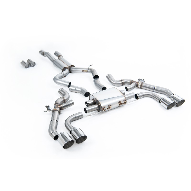 BMW X3 G01/X4 G02 S58 - OPF/GPF Back System with GT-115 Polished Trims
