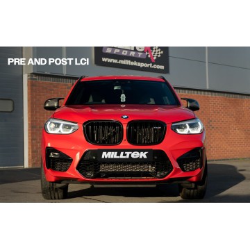 BMW X3 G01 S58 Pre LCI (GPF Equipped) - Resonated (Quieter) Downpipe Back Exhaust System with GT-115 Polished Trims