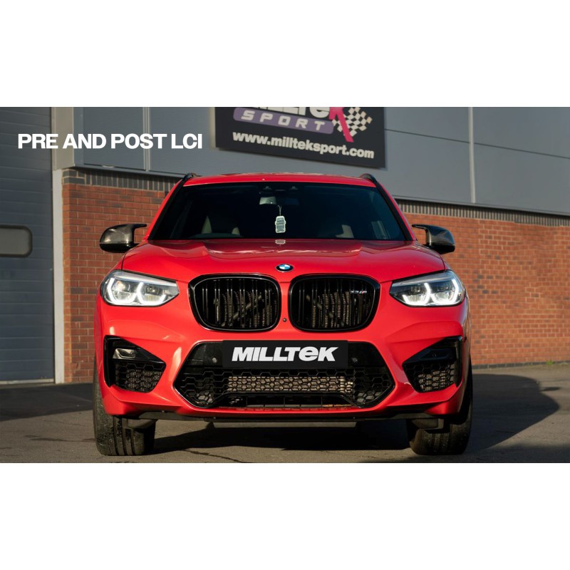 BMW X3 G01 S58 Pre LCI (GPF Equipped) - Resonated (Quieter) Downpipe Back Exhaust System with GT-115 Polished Trims