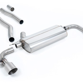 BMW F40 1 Series 128ti - OPF/GPF Back System with GT-115 Brushed Titanium Trims