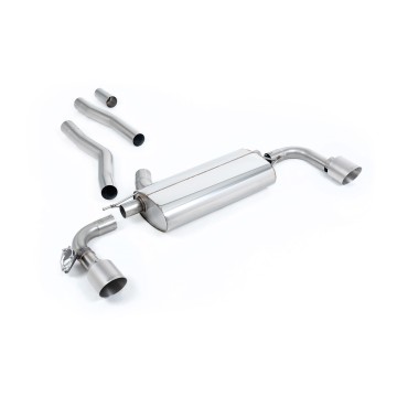 BMW F40 1 Series 128ti - OPF/GPF Back System with GT-115 Brushed Titanium Trims