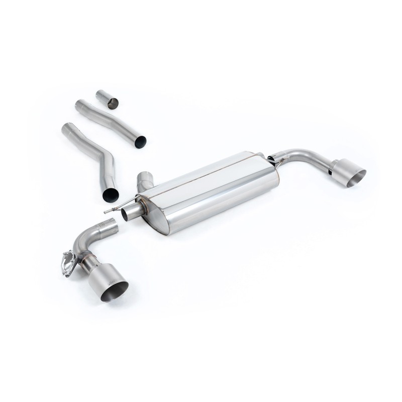 BMW F40 1 Series 128ti - OPF/GPF Back System with GT-115 Brushed Titanium Trims